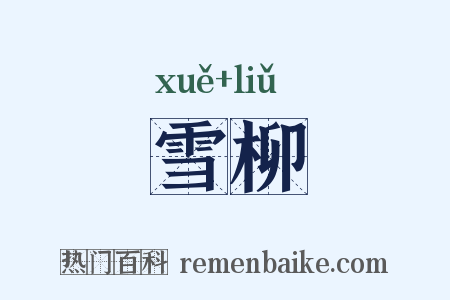 雪柳是什么意思的图片